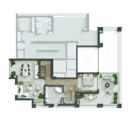 Planta 05 - 4 dorm 276m² - duplex - superior