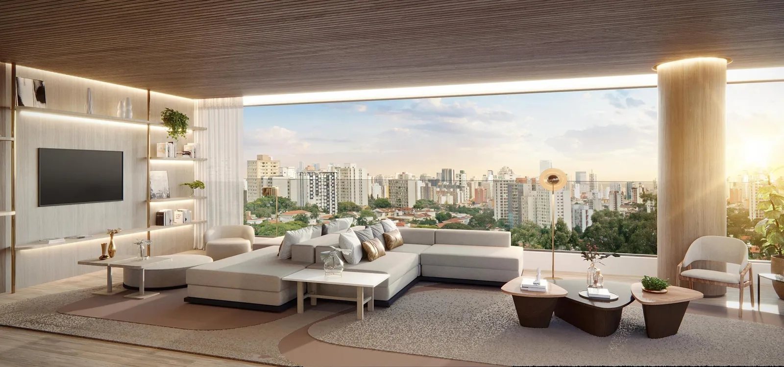 Haddock 885 - Residencial — Living