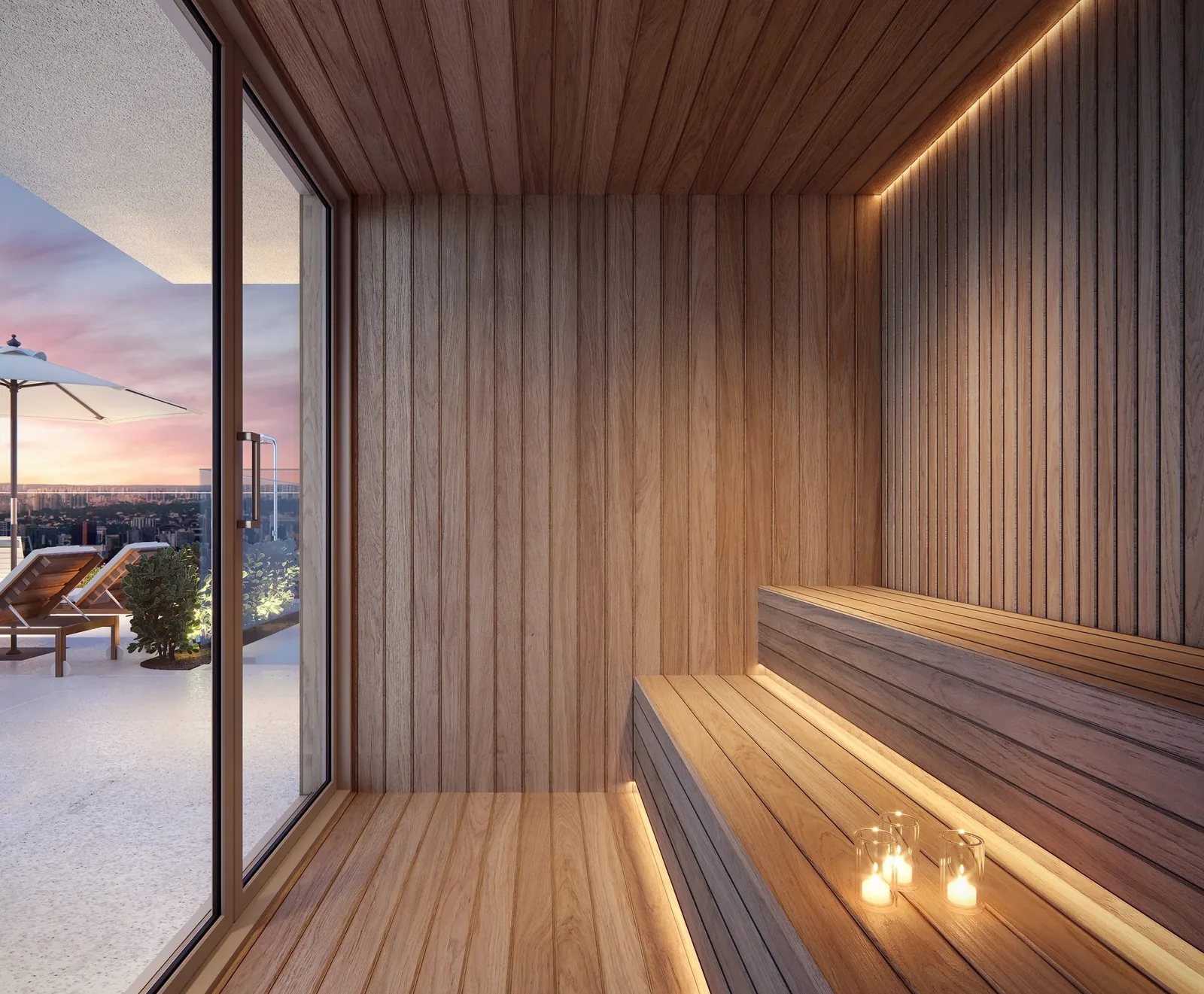 Haddock 885 - Residencial — Sauna