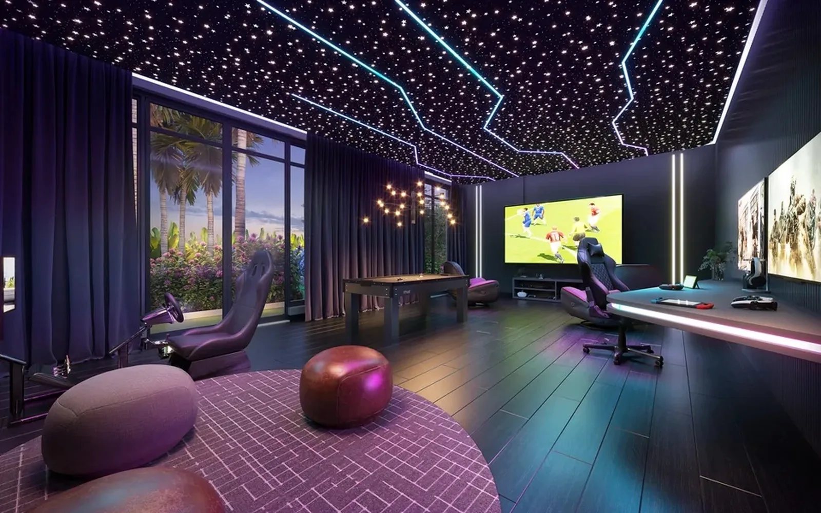Art Design Residence — 175 sala de jogos