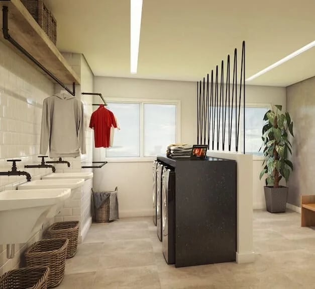 Estação 267 - Residencial — Lavaderia
