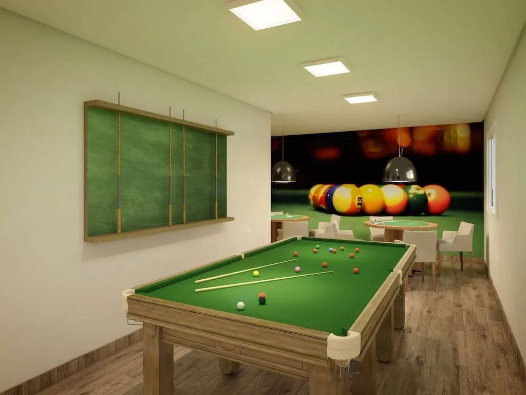 Estação 267 - Residencial — Sala de jogos