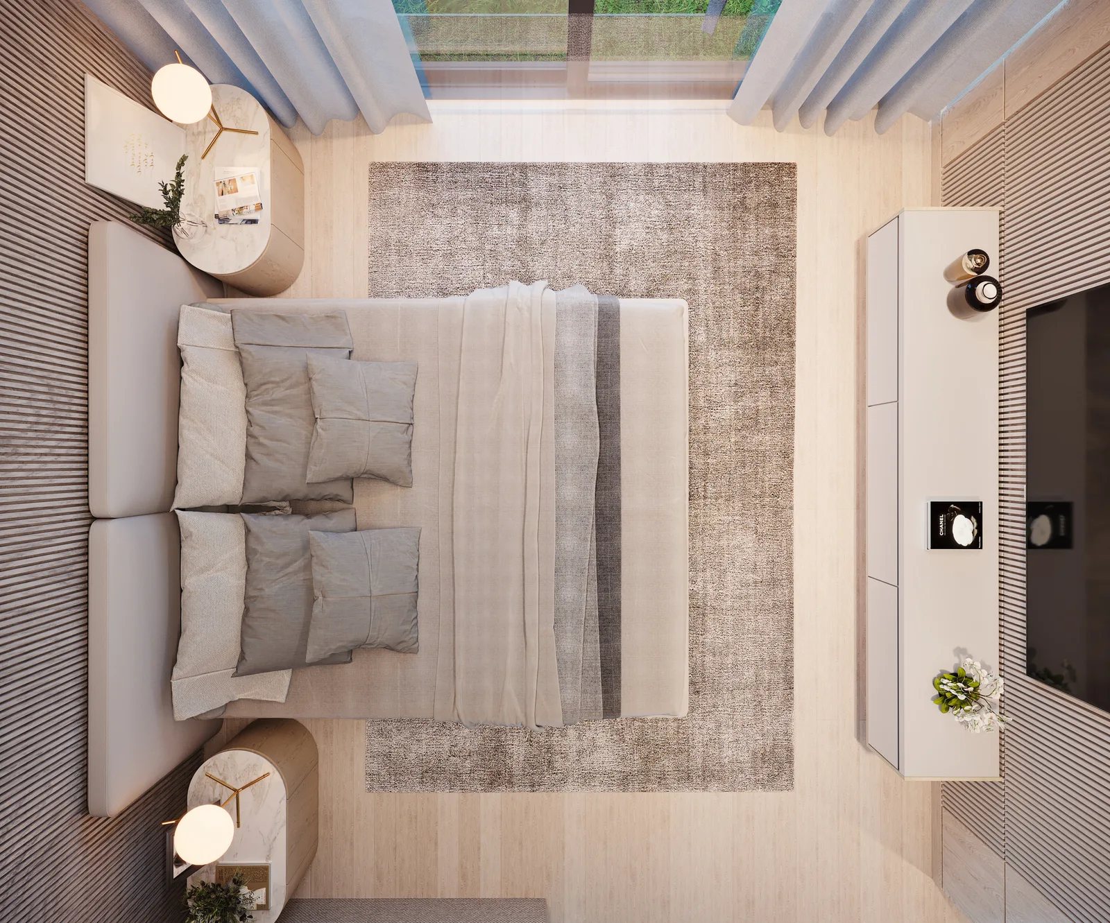 Casa Jardim Itaverá — Dormitorio