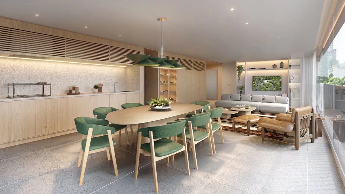 Península Vila Madalena - Residencial — Living