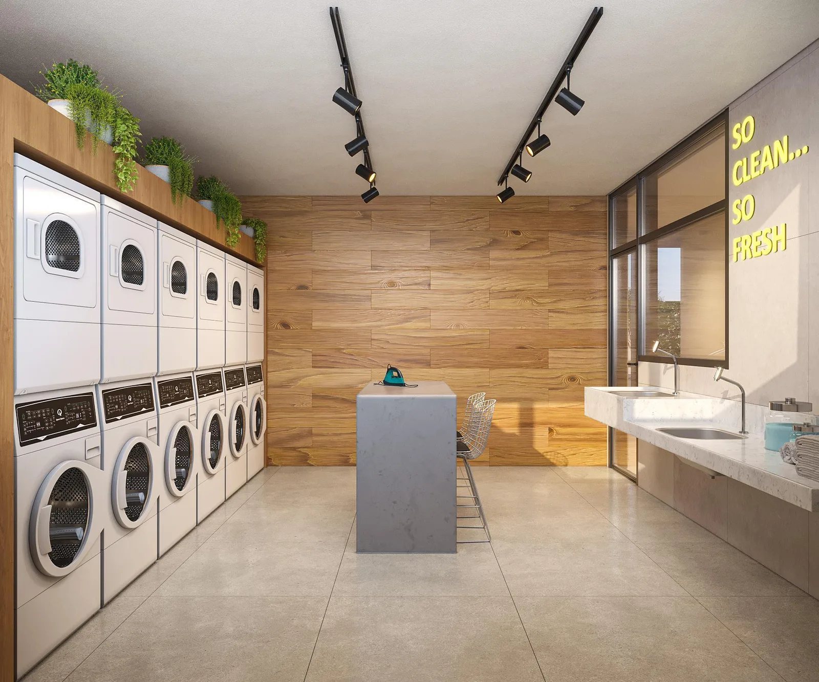 The Collection Madalena - Residencial — Lavanderia