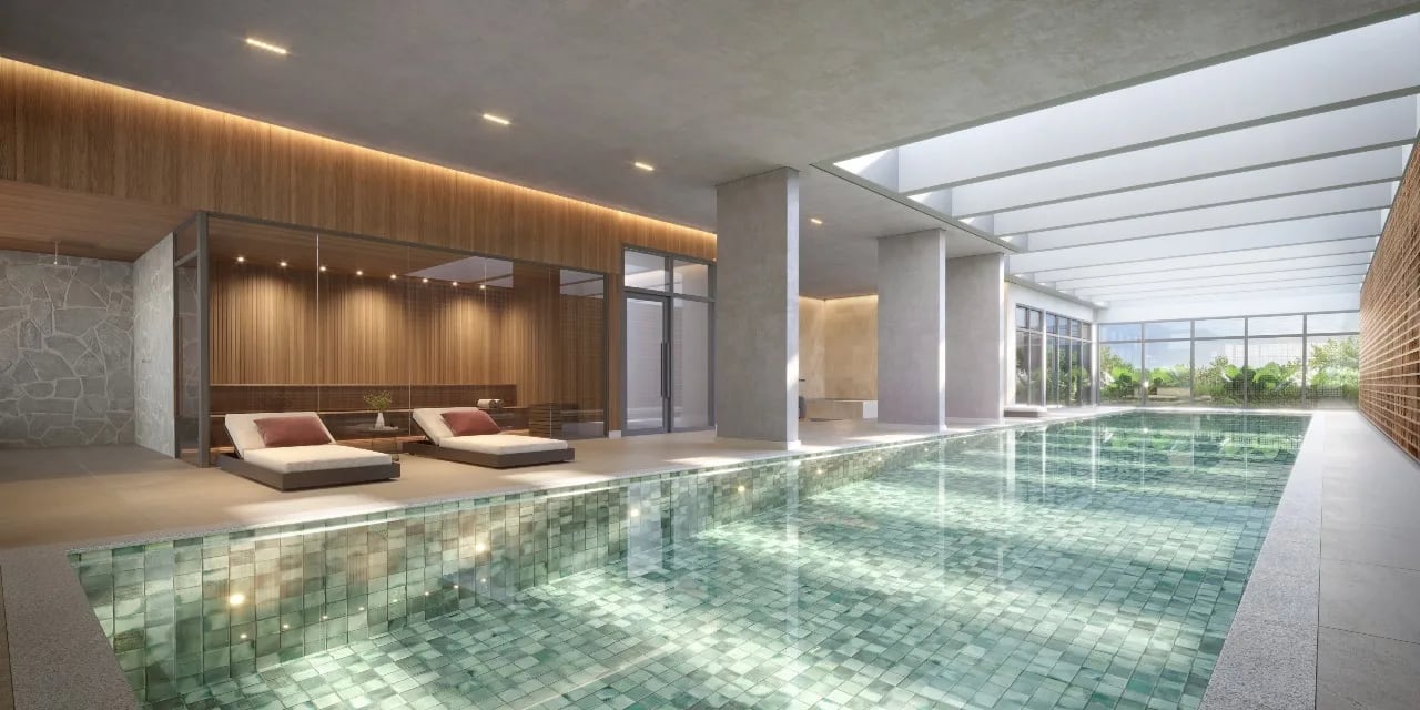 The Rose Vila Mariana — Piscina coberta