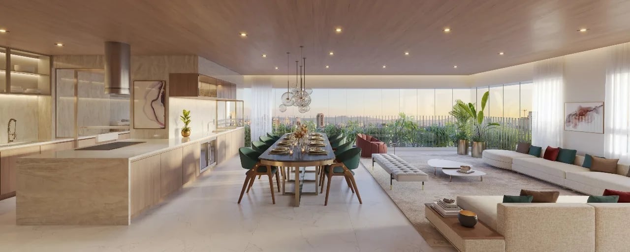The Rose Vila Mariana — Living