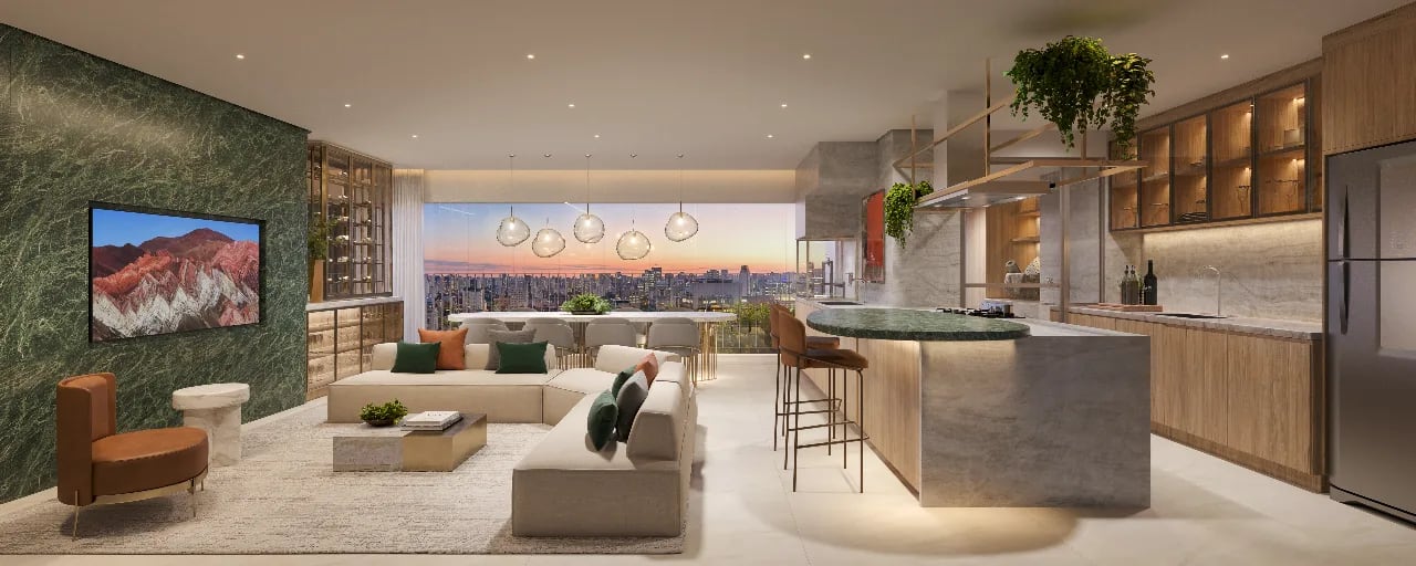 The Rose Vila Mariana — Living