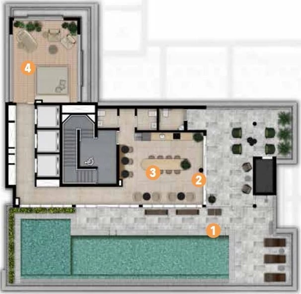 Implantação rooftop