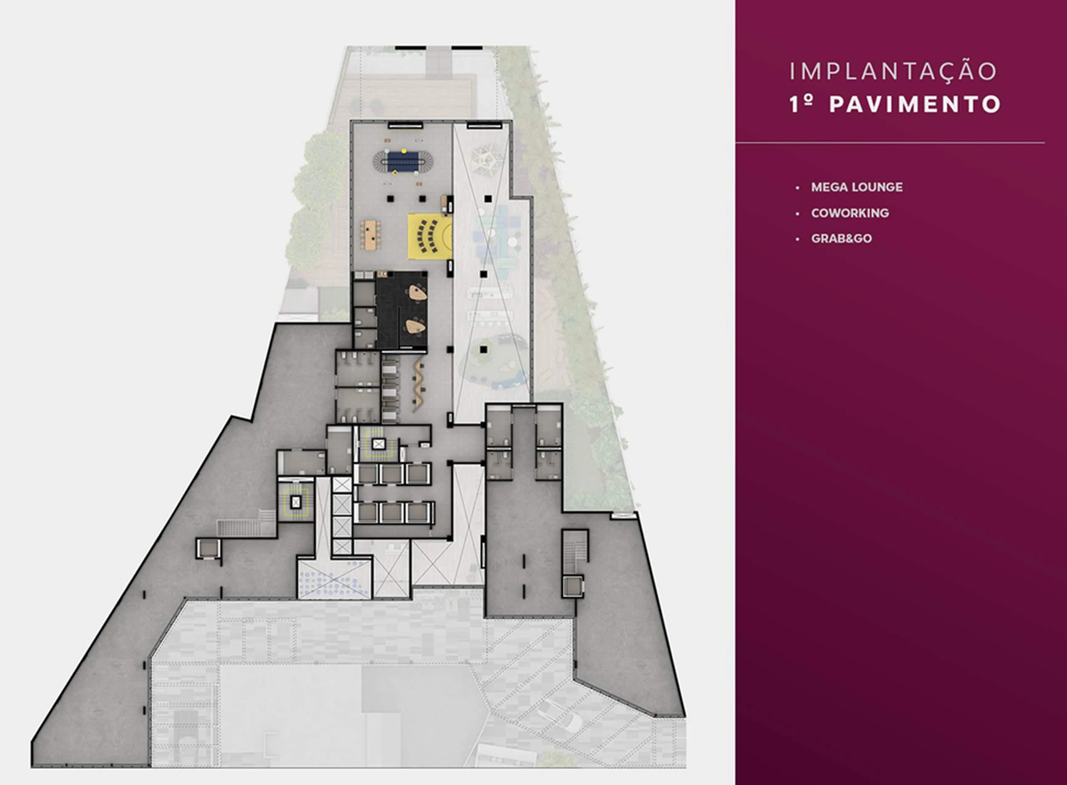 Implantação 1º Pavimento