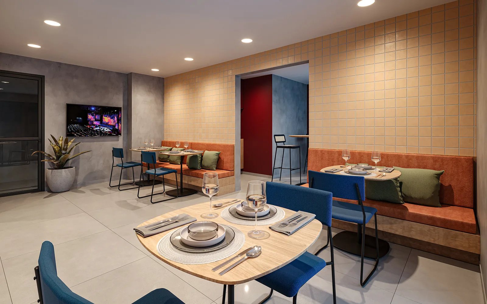 Nurban Barão de Campinas - Residencial — Salão de festas