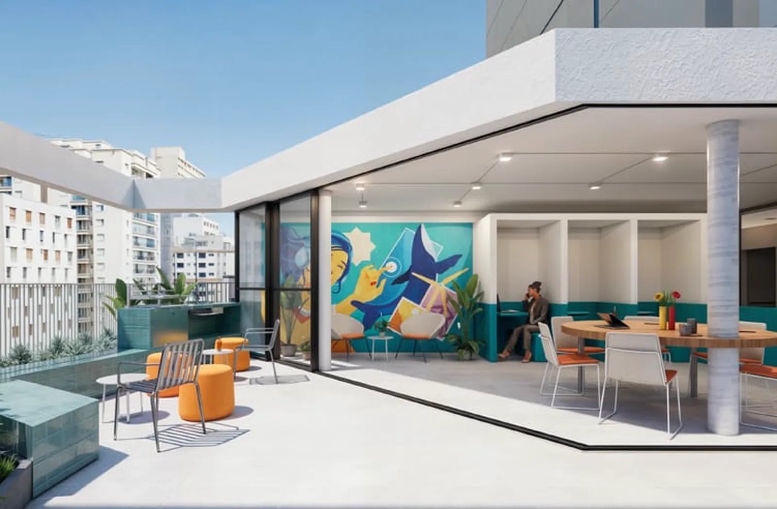 Nurban Rua das Palmeiras - Residencial — Rooftop