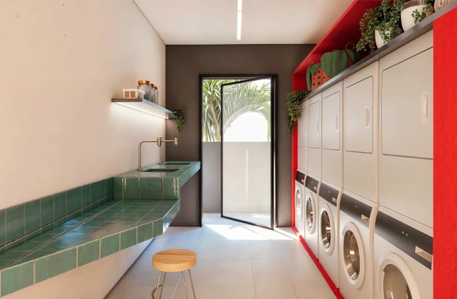 Nurban Rua das Palmeiras - Residencial — Lavanderia