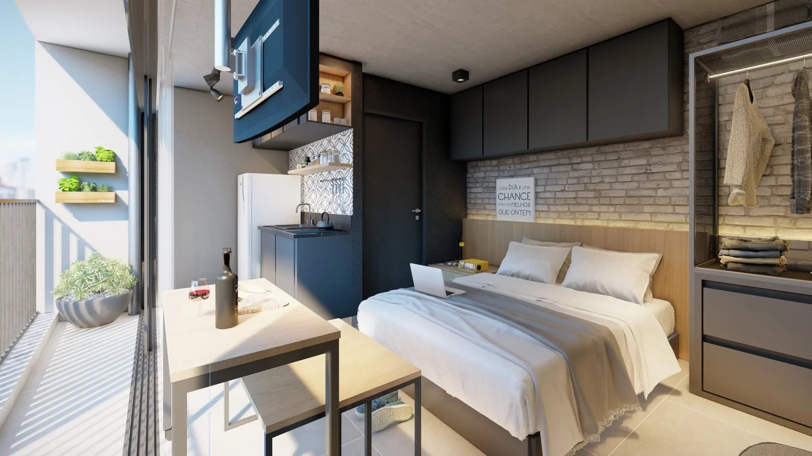 Nurban Santa Cecília - Residencial — Dormitorio