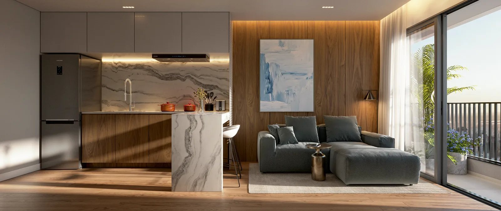 Gallery Carlos Gomes - Residencial — Living