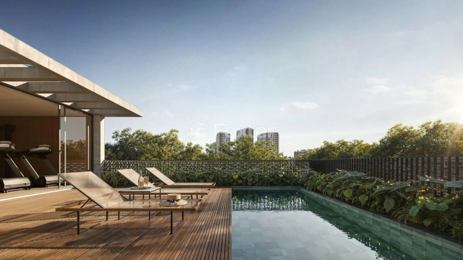Mariland 1700 - Residencial — 290 piscina