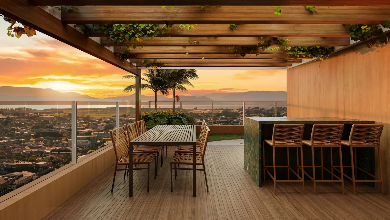 Garden Park Nazale — 270 terraço
