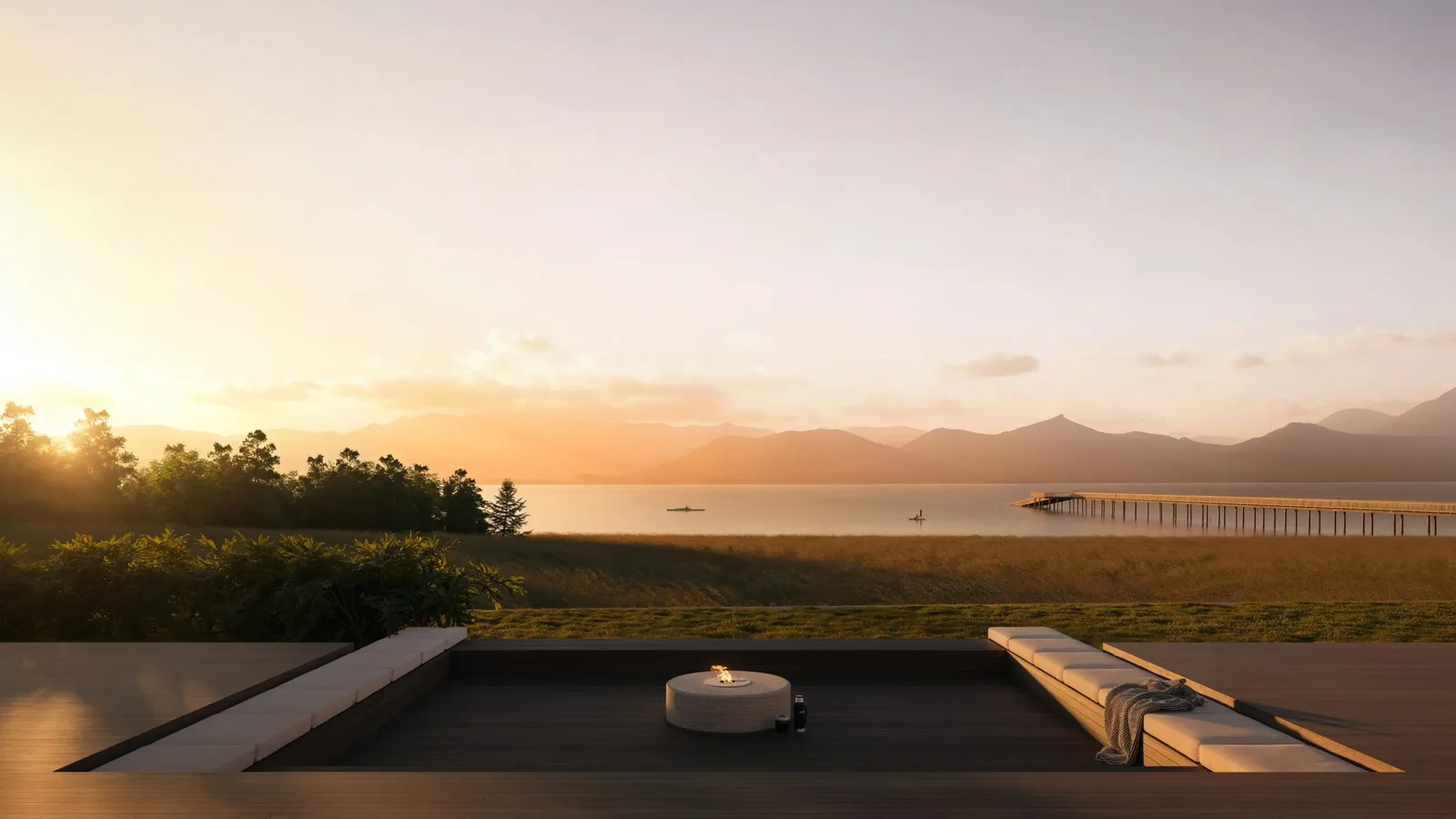 Enseada Lagos dos Quadros — 270 fire place