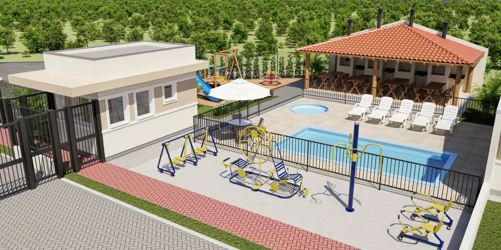 Reserva Violeta — Piscina