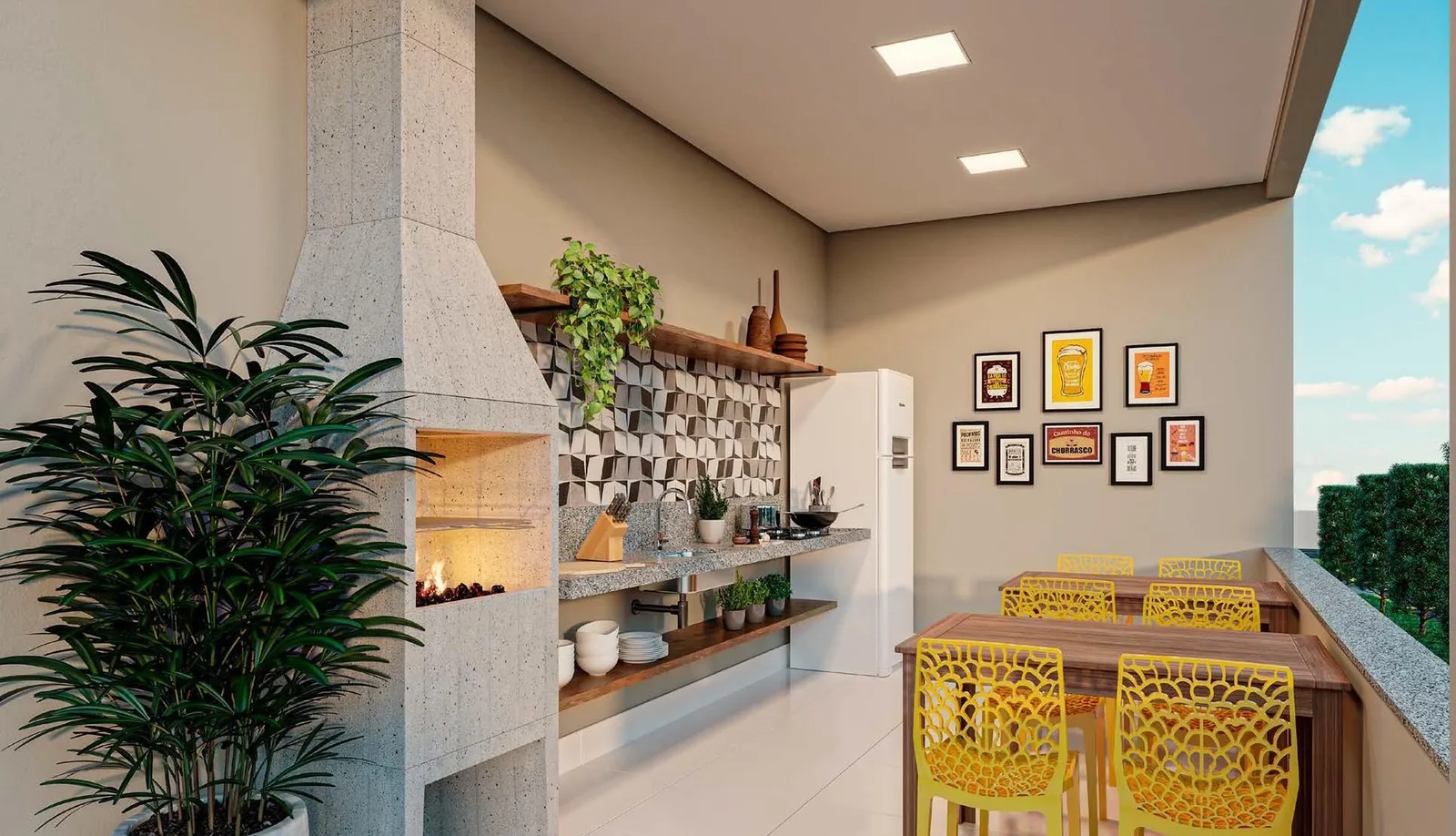 Life In Residence — 240 churrasqueira