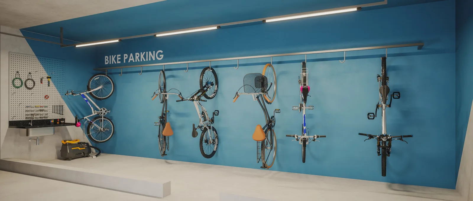 Una Areião — 185 bicicletário