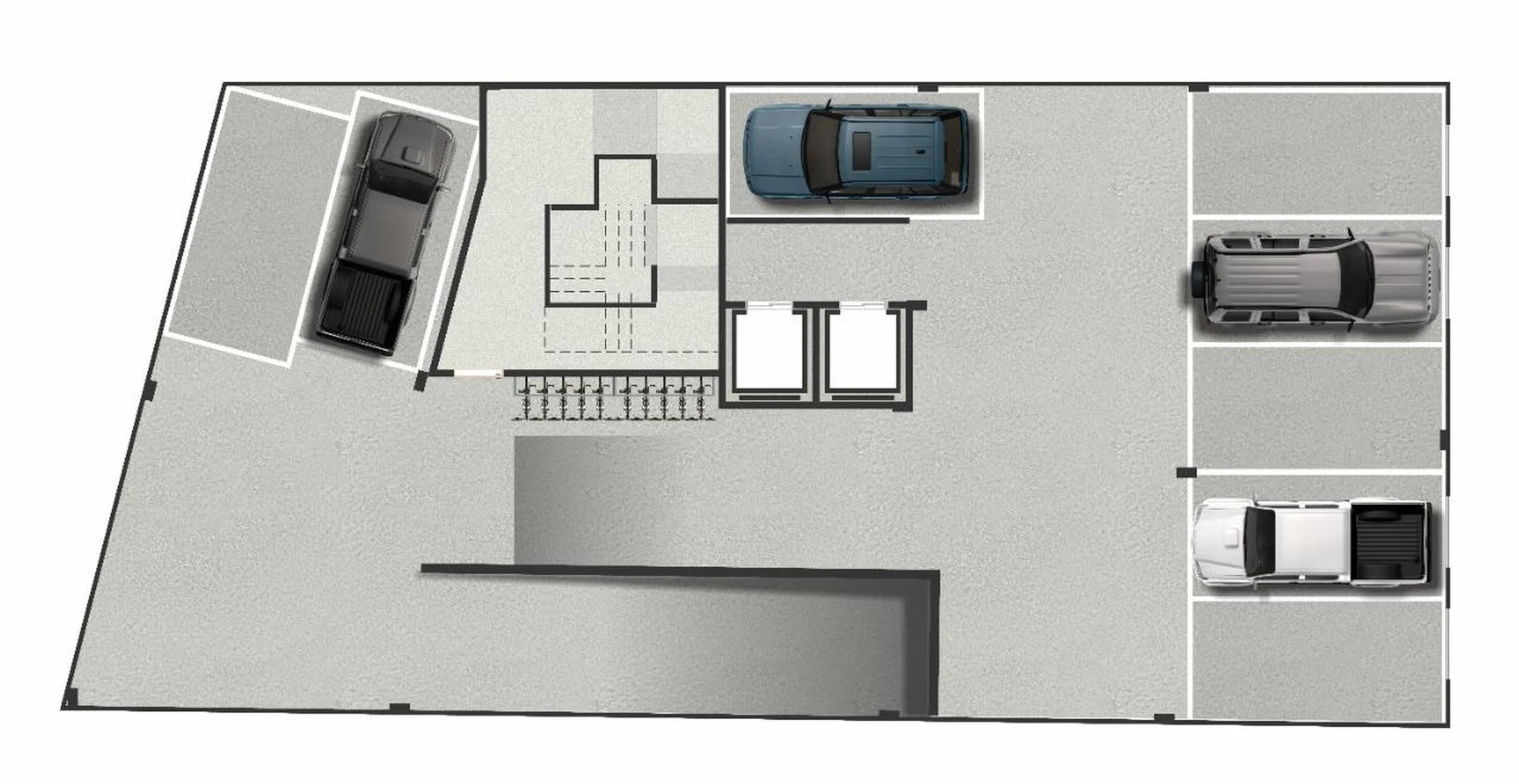 Pavimento garagem