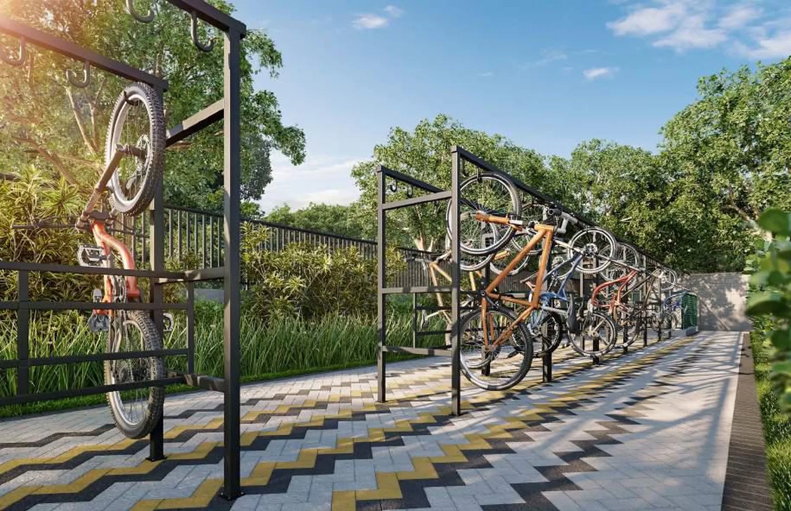 Saudosa Praça Onze Residencial — 185 bicicletário