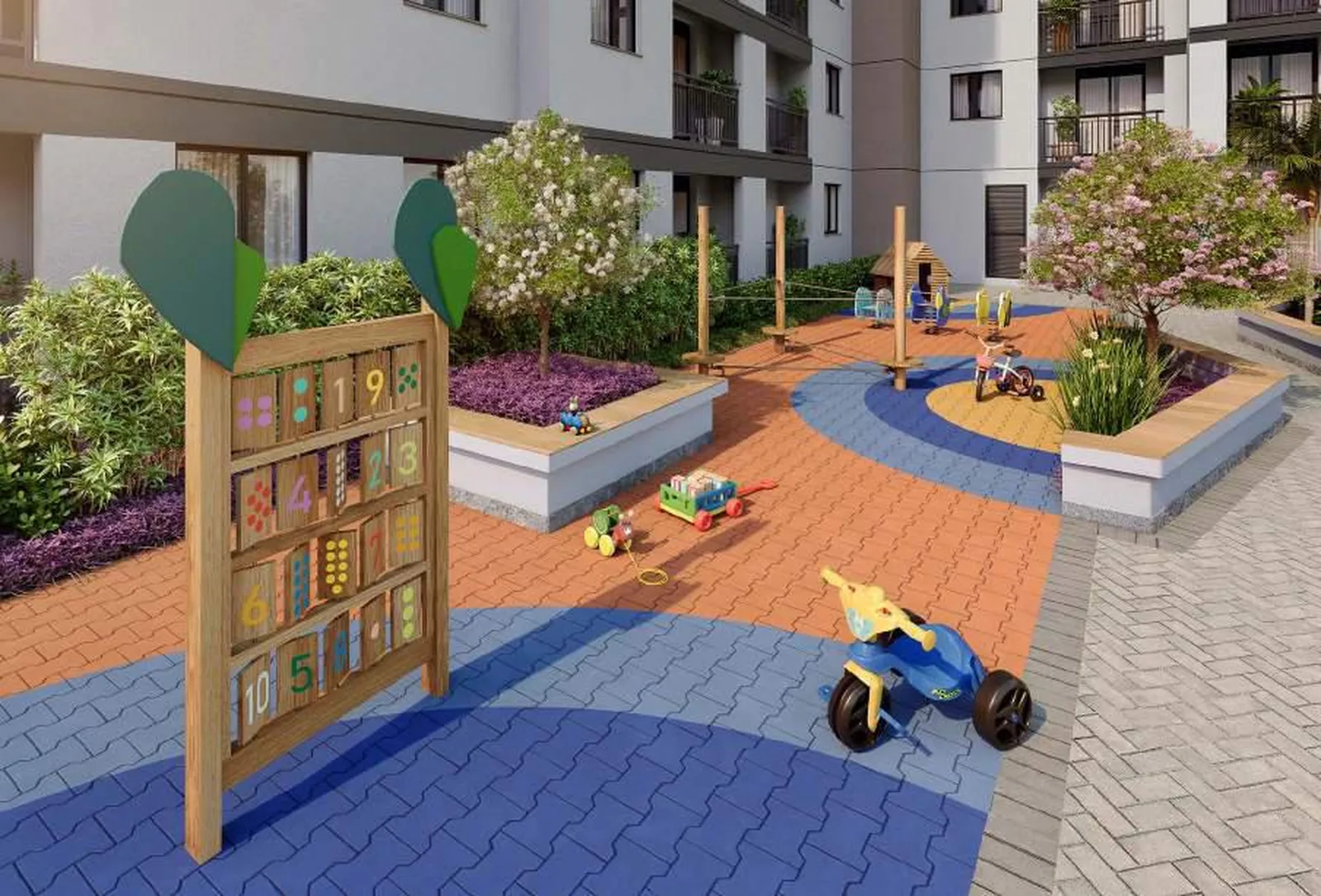 Saudosa Praça Onze Residencial — 250 playground