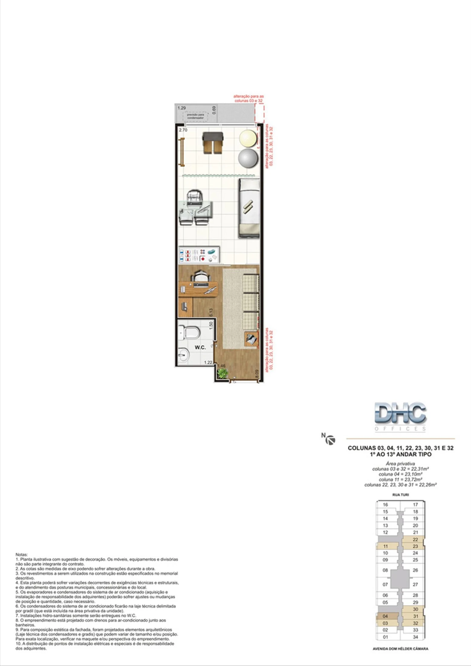Planta 03 - 22 26m²