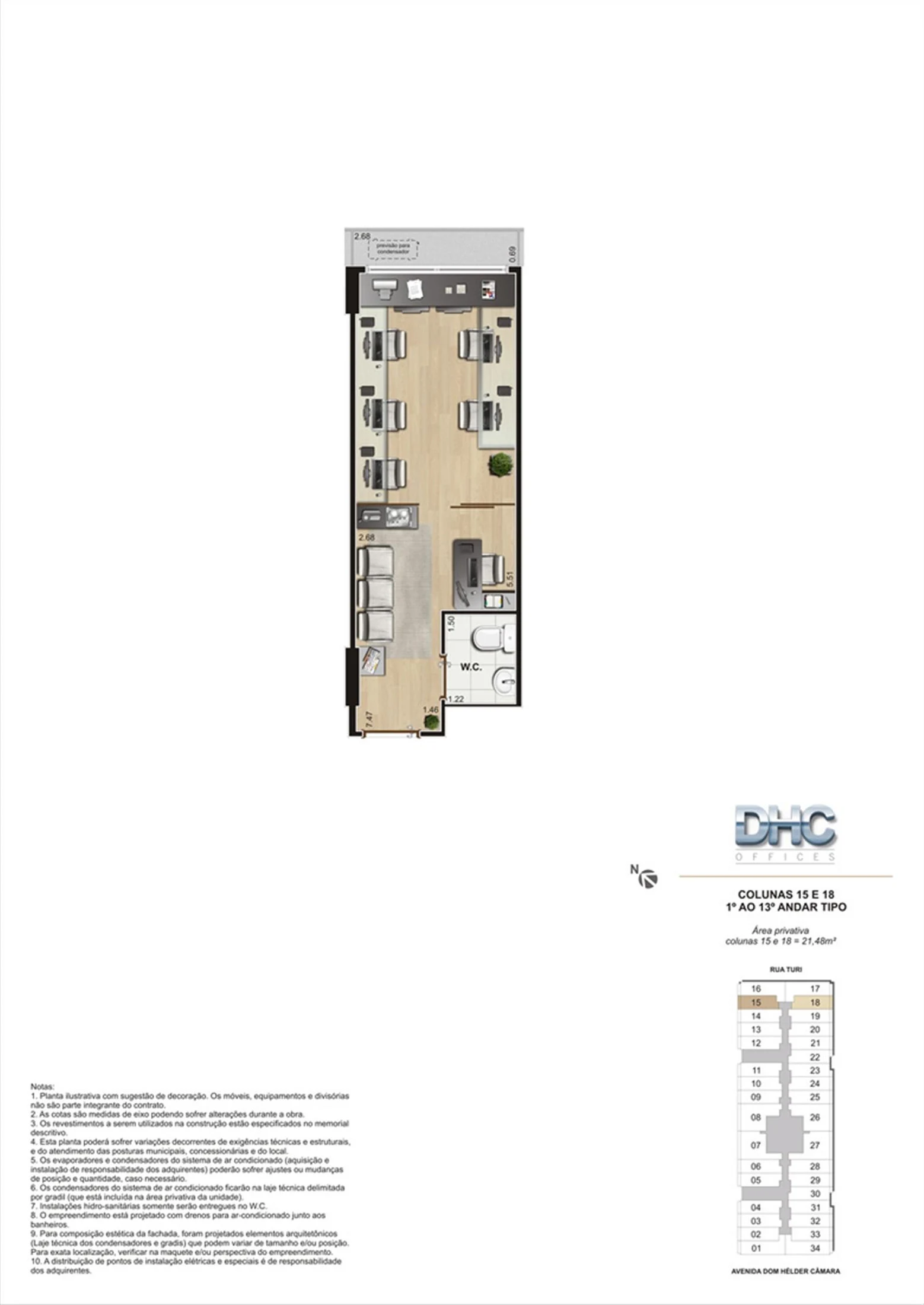 Planta 08 - 21 48m²