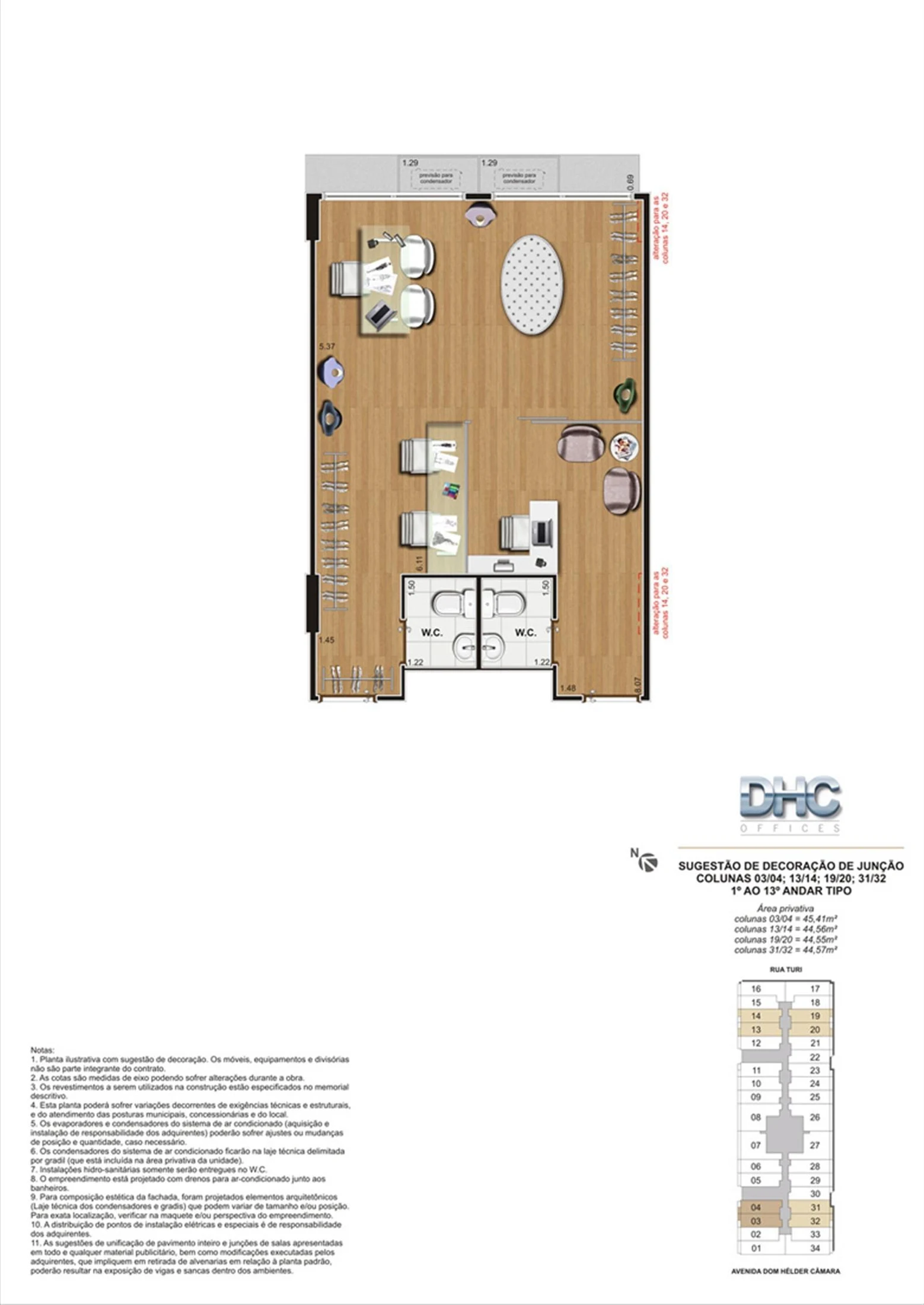 Planta 09 - 44 55m²
