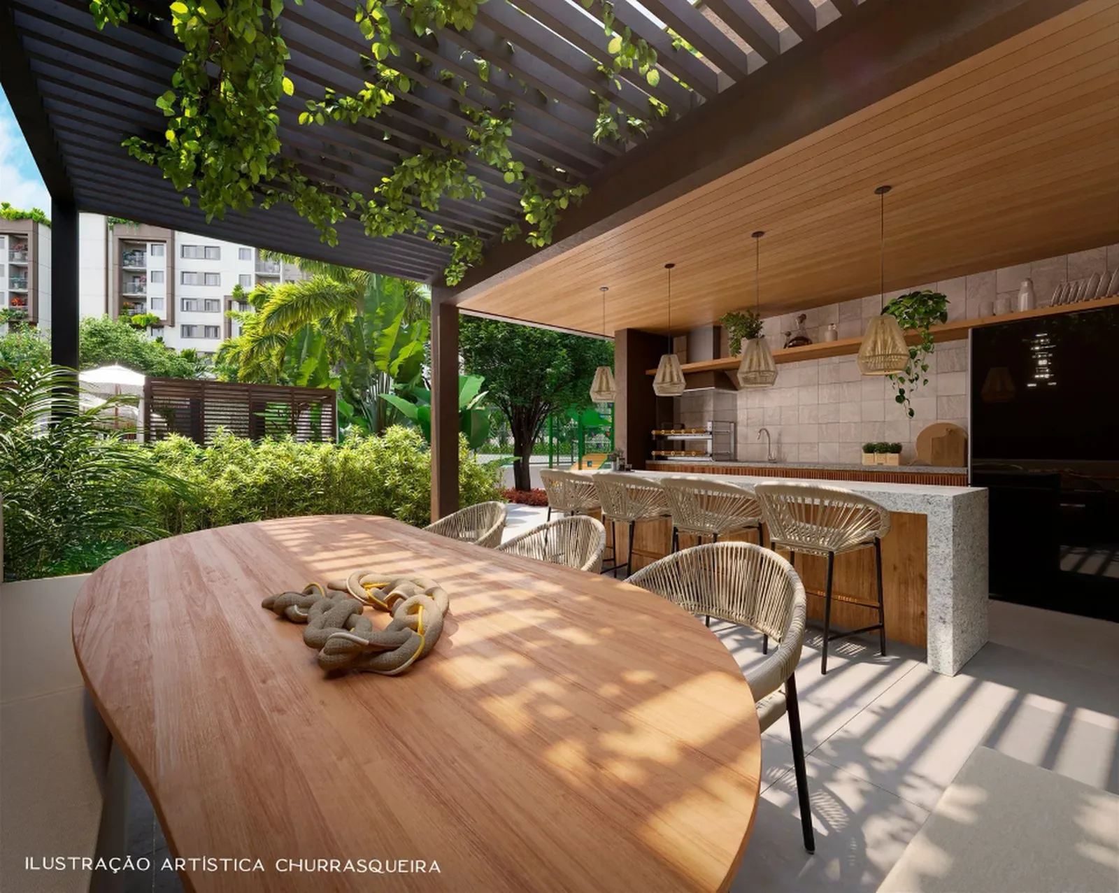 Living Wellness Grajaú — Churrasqueira