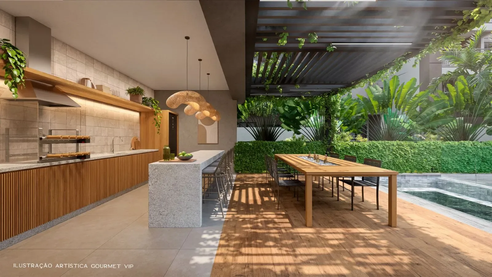 Living Wellness Grajaú — Churrasqueira
