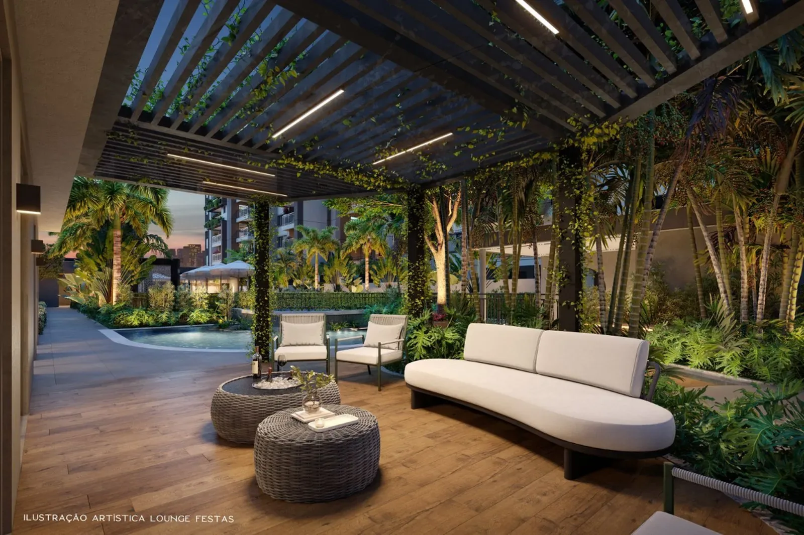 Living Wellness Grajaú — Fire place