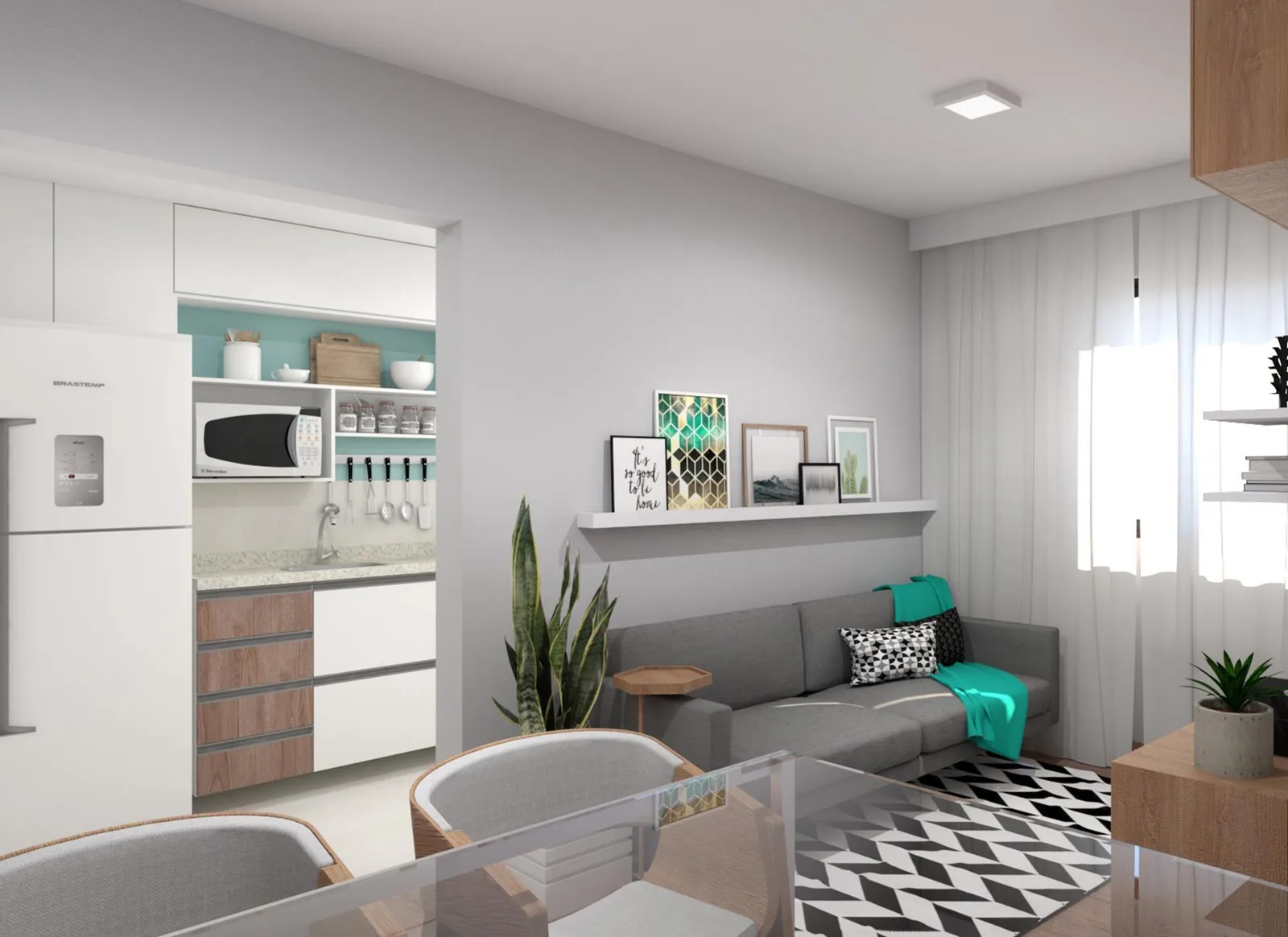 Mobi Residencial — Living