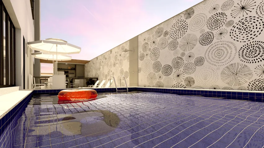 Mobi Residencial — Piscina