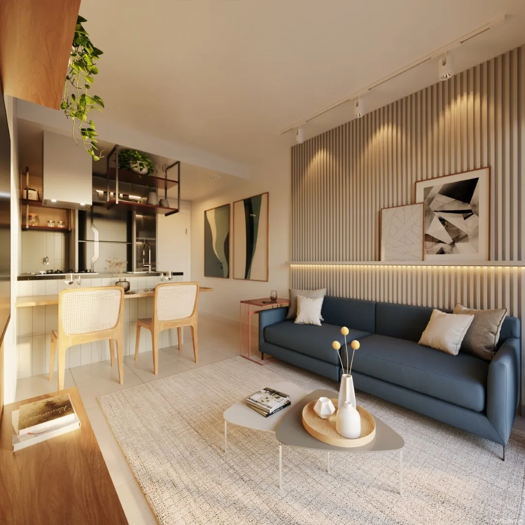 BeOn Porto Residencial — Living