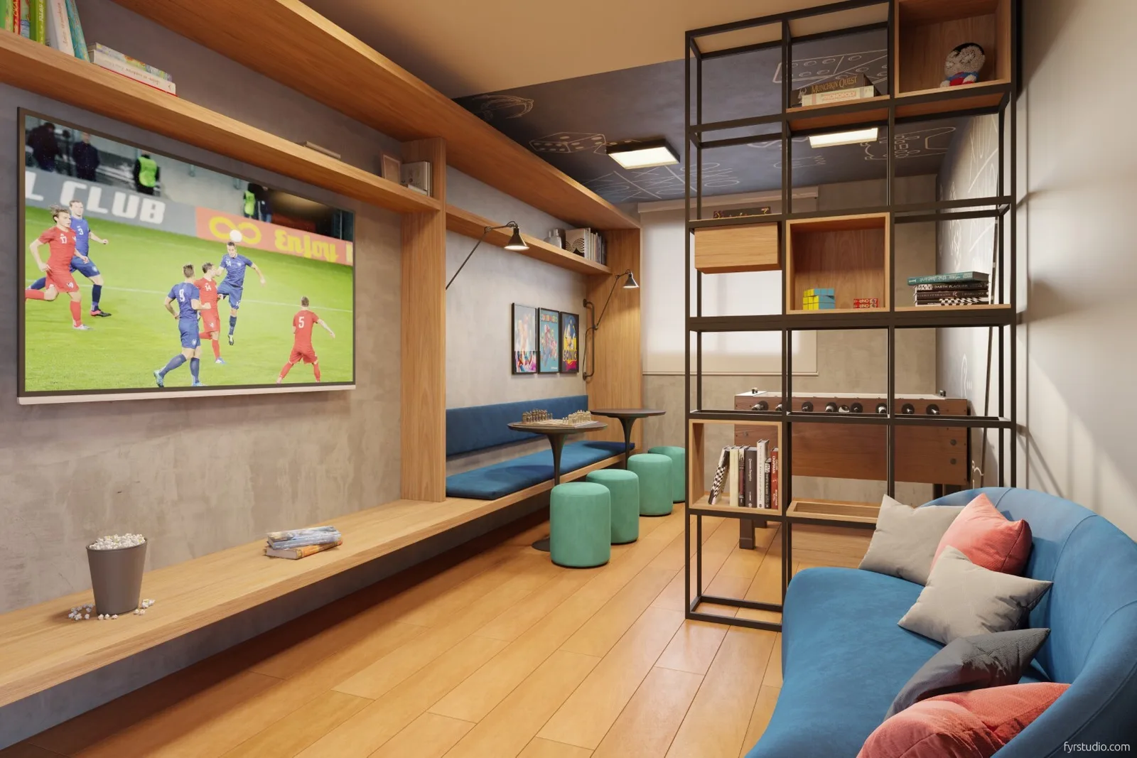 BeOn Porto Residencial — Sala de jogos