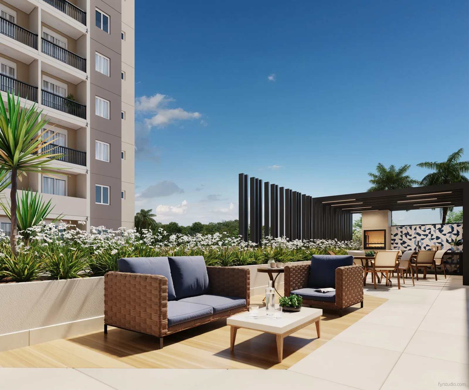 BeOn Porto Residencial — Terraco coletivo