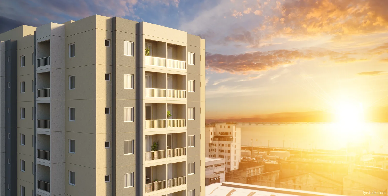 BeOn Porto Residencial — Voo de passaro