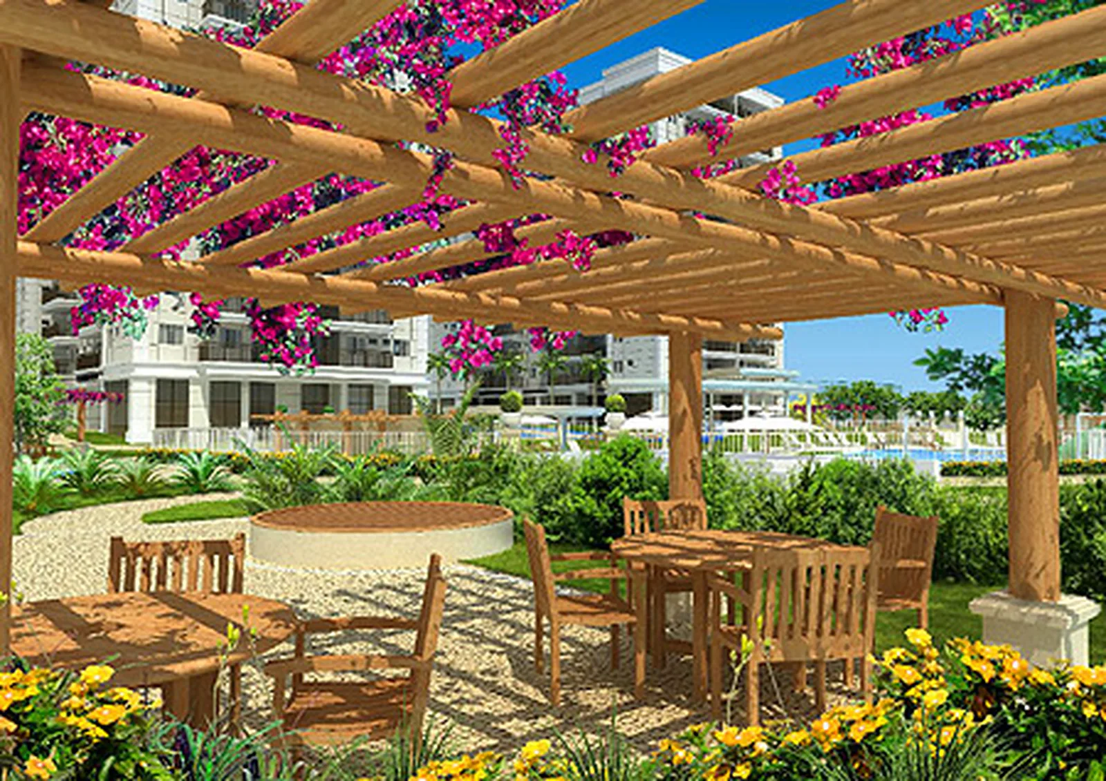 Barra Family Resort — 281 pergolado