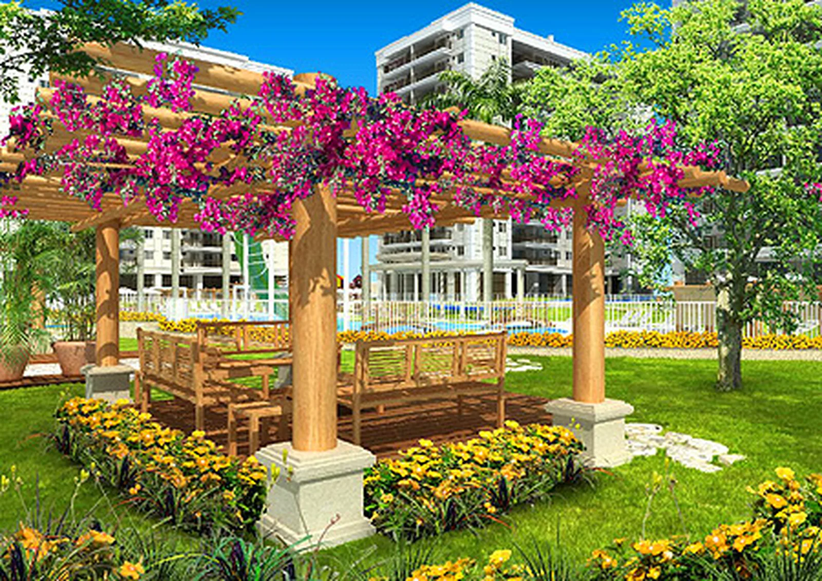Barra Family Resort — 280 pergolado