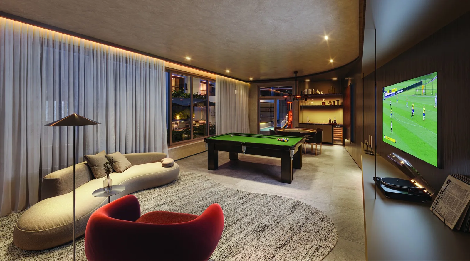We Barra by Living — 175 sala de jogos