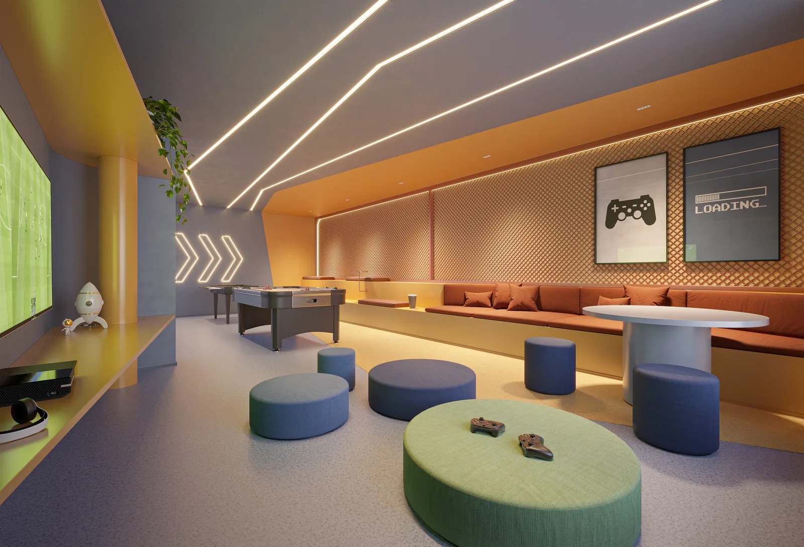 We Barra by Living — 176 sala de jogos