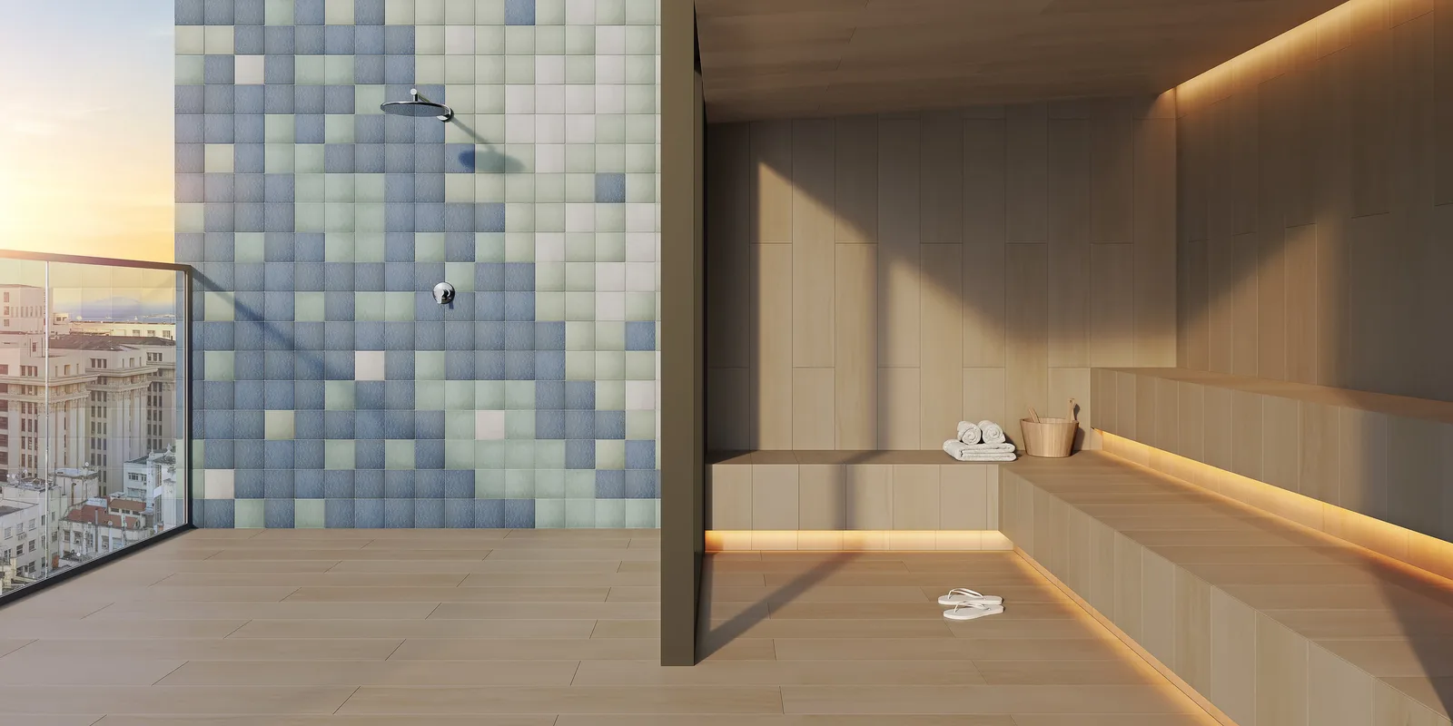 Connect Square — 205 sauna
