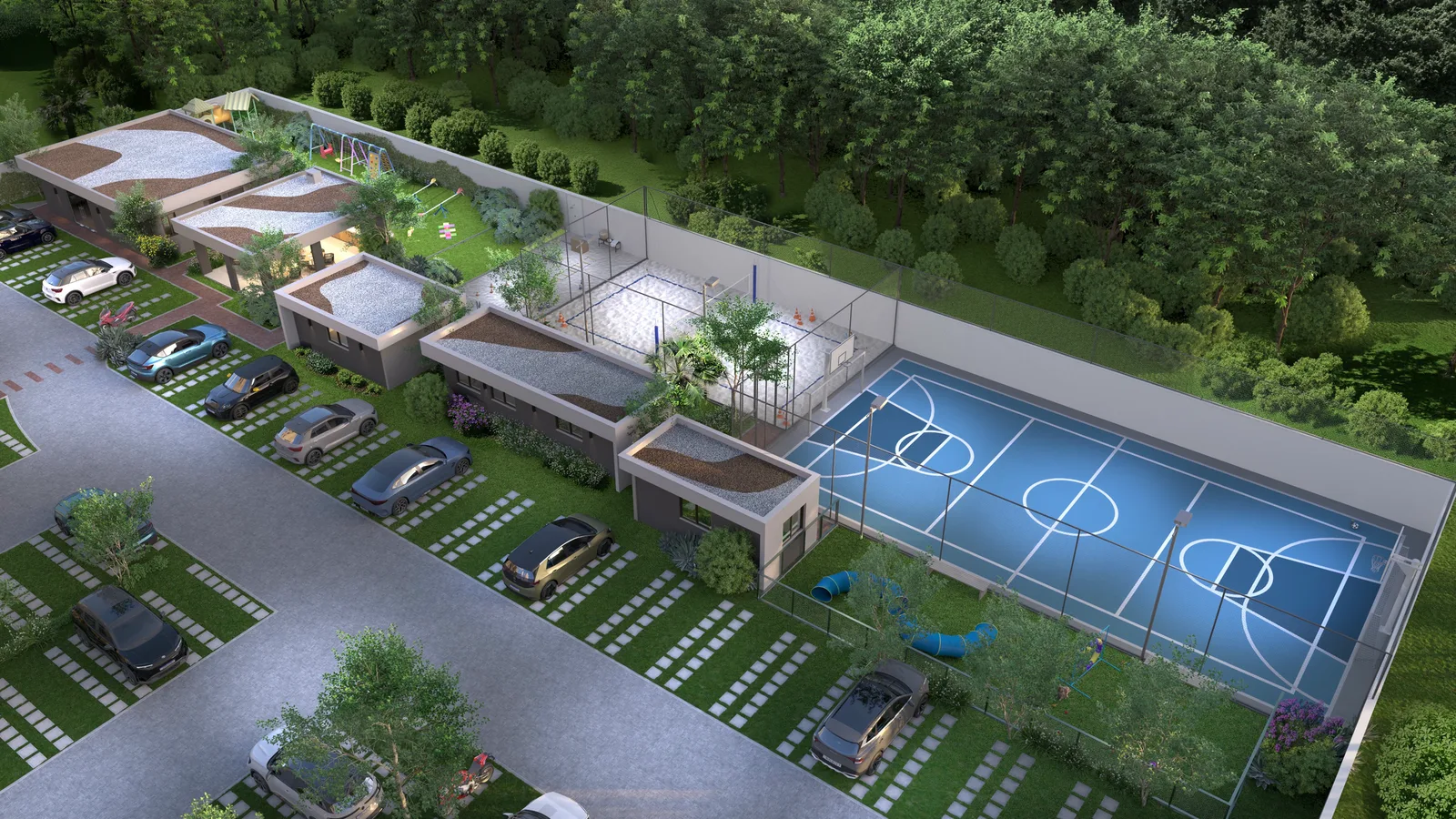 Tide Residencial — Quadra