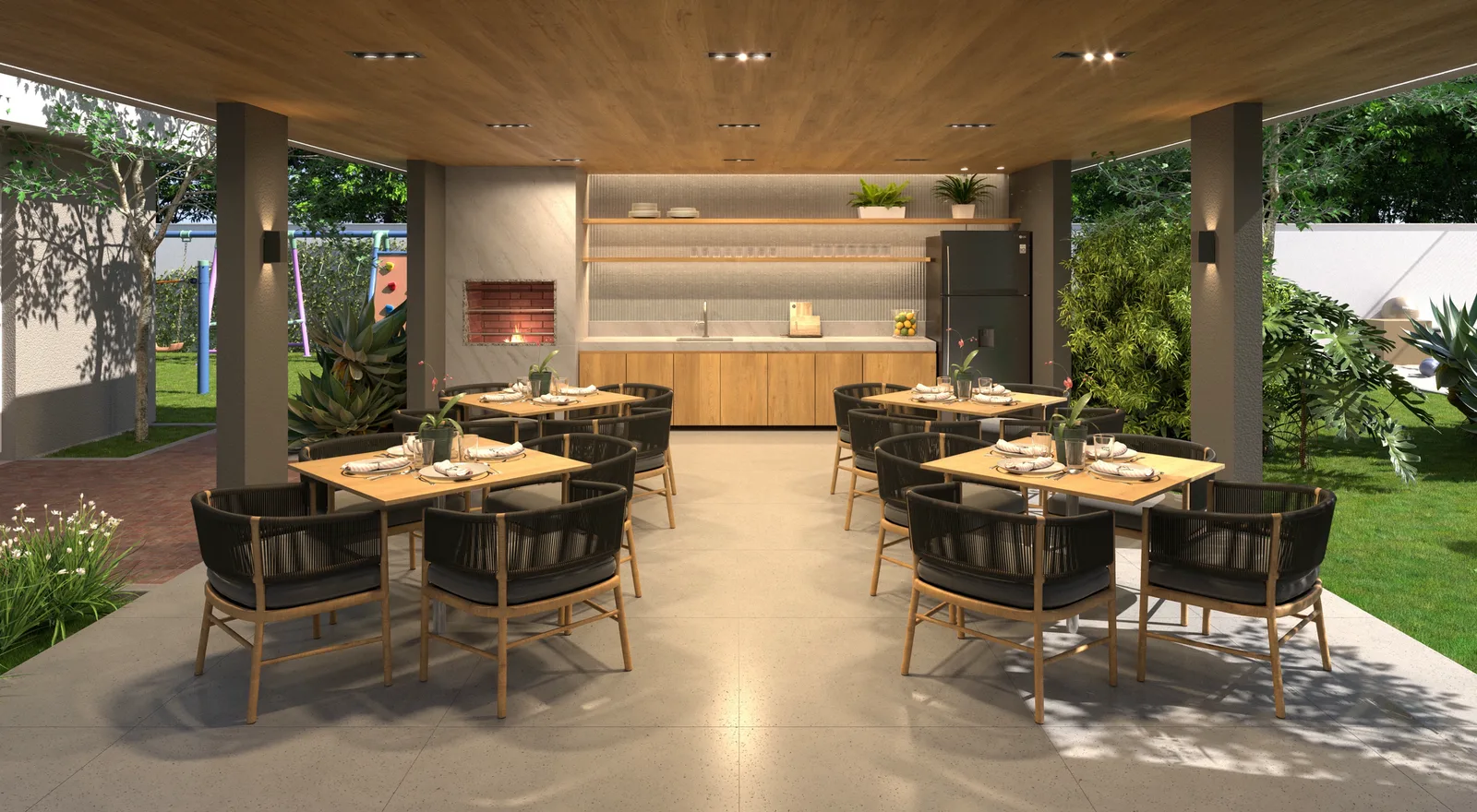 Tide Residencial — Churrasqueira