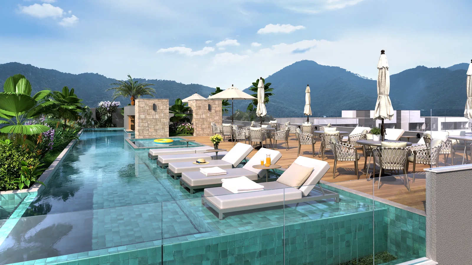 Tide Residencial — Piscina