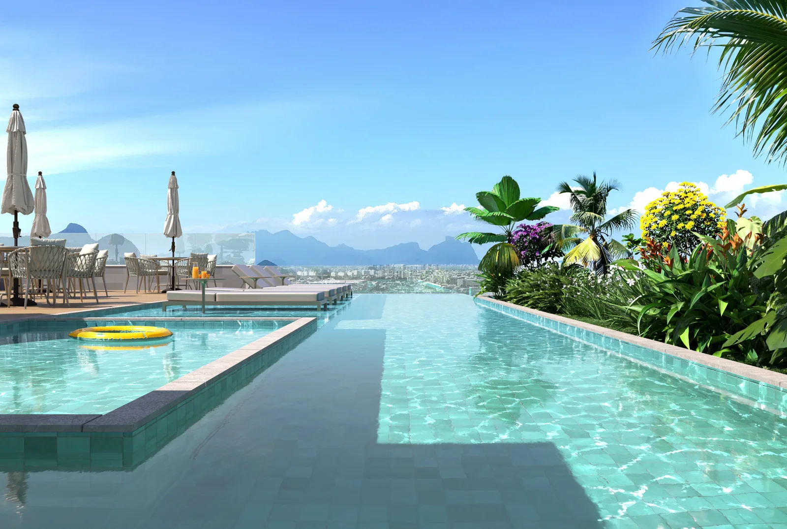 Tide Residencial — Piscina
