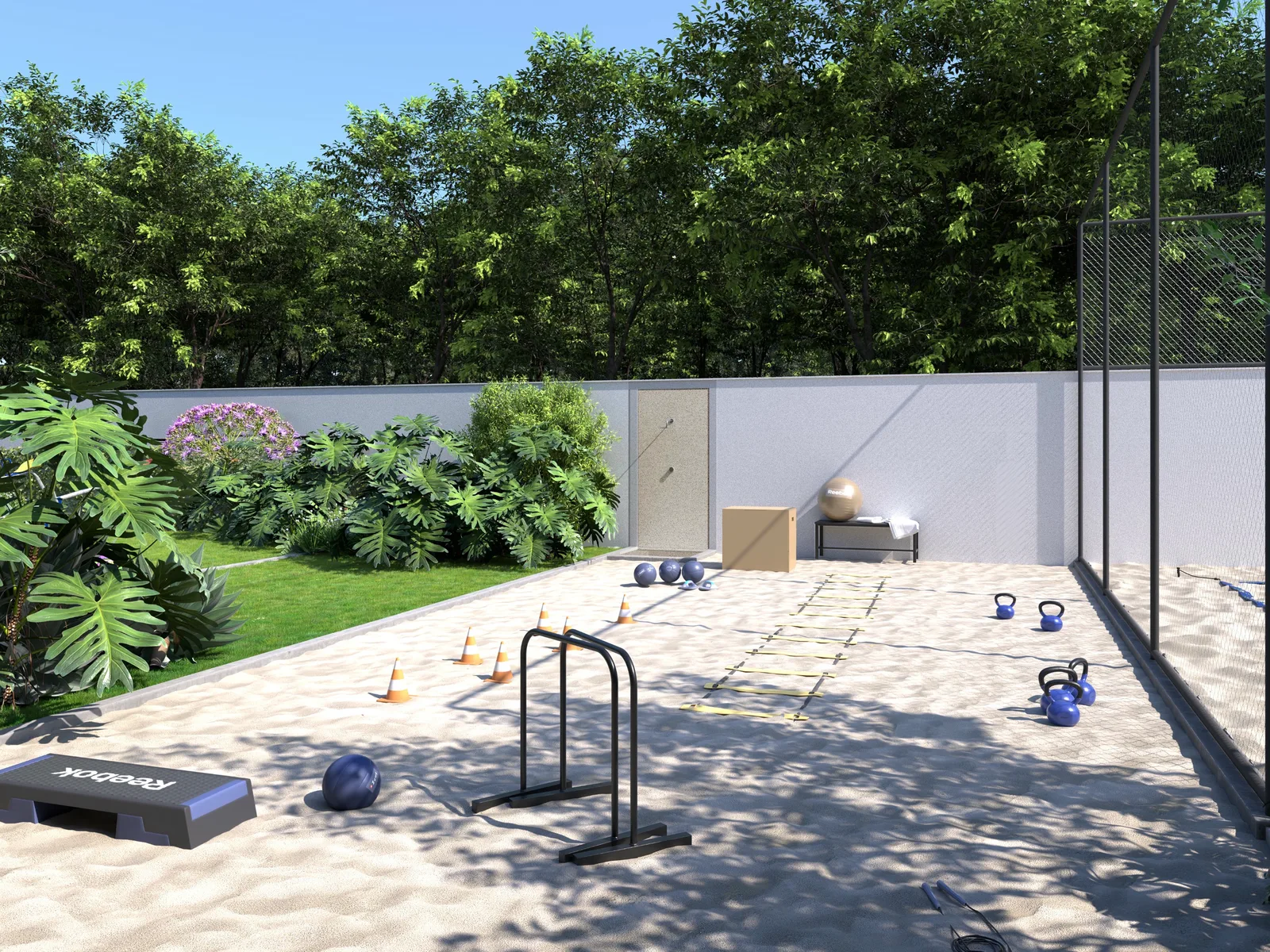 Tide Residencial — Fitness externo